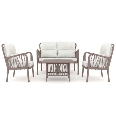 SET 4 PIEZAS EXTERIOR GALA LOUNGE CAPUCCINO SET 4 PIEZAS EXTERIOR GALA LOUNGE CAPUCCINO