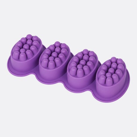 Moldes Para Hacer Jabones De Silicona x4 Violeta