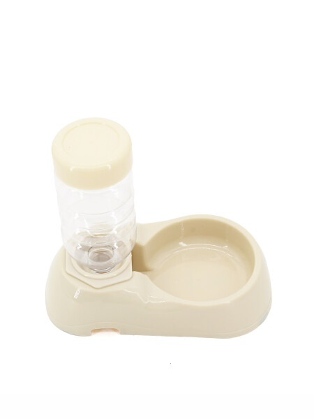 BEBEDERO CON BOTELLA 500 ML GRIS