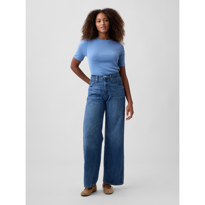 V-SS MODERN CREW SOFT CORNFLOWER