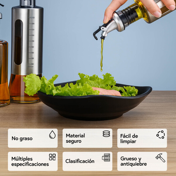Aceitera de Acero Inoxidable 500 ml IMBACK IBK-HMJ061-ACE | Boquilla Antigoteo y Medidor Preciso Aceitera de Acero Inoxidable 500 ml IMBACK IBK-HMJ061-ACE | Boquilla Antigoteo y Medidor Preciso