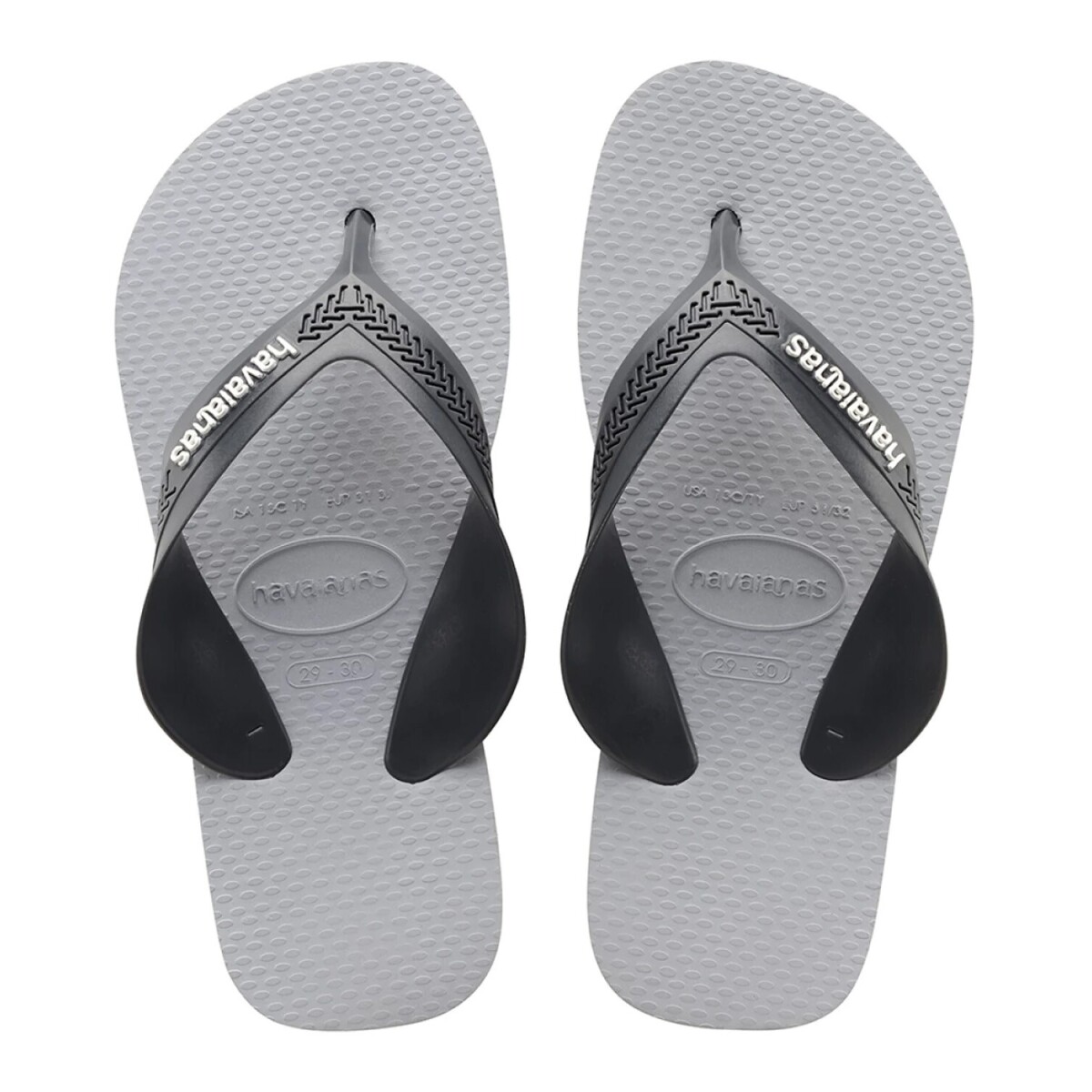 Chancletas ojotas Havaianas Kids Max originales - Grafito/Gris 