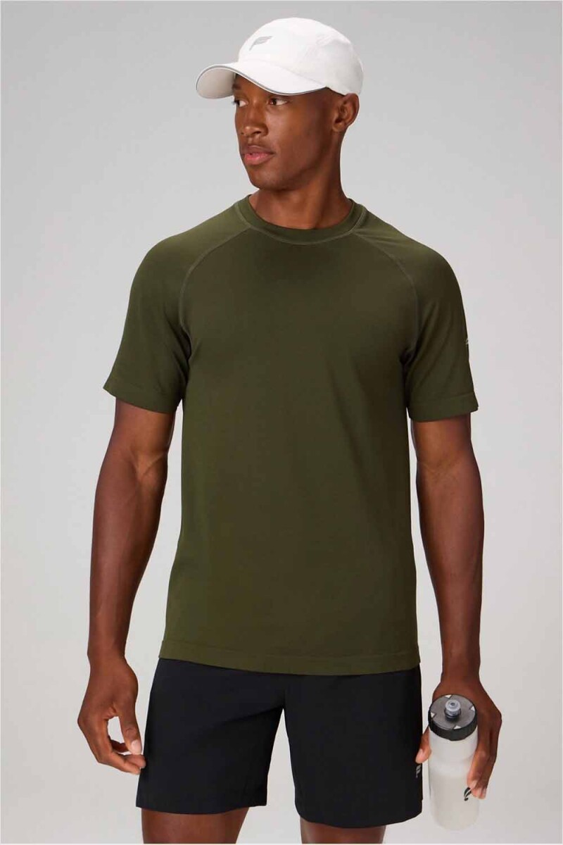 Polo The Training Day Tee Hombre - Dark Olive 