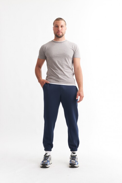 Jogger felpa AZUL MARINO