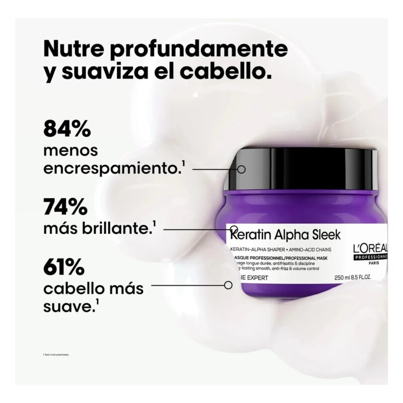 Pack L'oréal Prof Keratin Alpha Sleek Shampoo + Máscara Pack L'oréal Prof Keratin Alpha Sleek Shampoo + Máscara