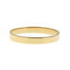 Par de alianza chata en oro amarillo 18k de 3mm Par de alianza chata en oro amarillo 18k de 3mm