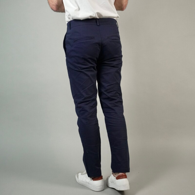 Pantalón chino verano Azul