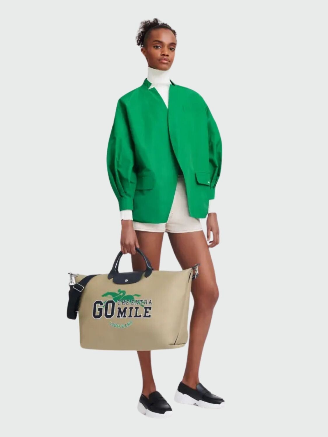 Longchamp- Bolso de viaje de gabardina de algodón, Le pl¡age 0
