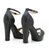 Zapatos Vizzano Sandalia Taco Alto de Mujer - 6292.217-7286 Negro