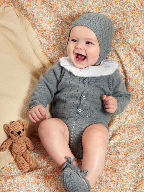 Bombacho Con Desagujados Azul