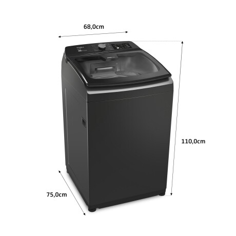 LAVARROPAS SUPERIOR 18-KG GRIS WHIRLPOOL WWH18ATDEA