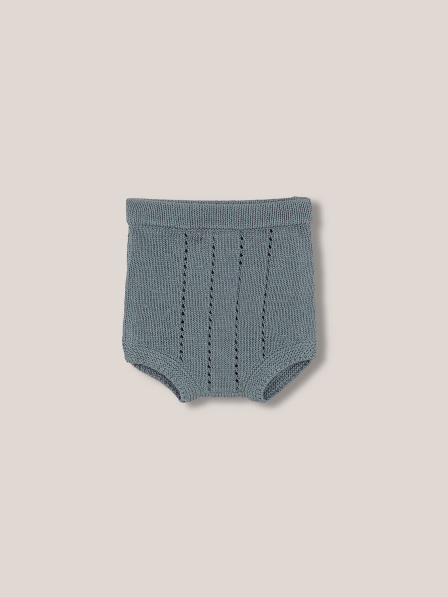 Bombacho Con Desagujados Azul