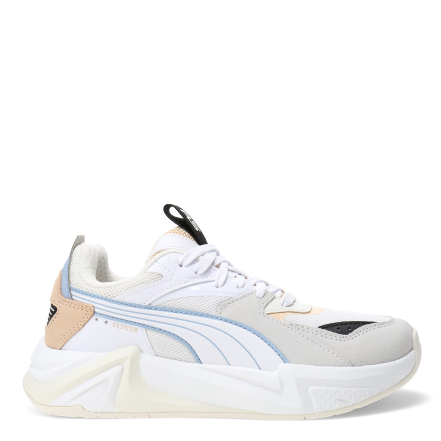 Championes de Mujer Puma RS Pulsoid Wns Blanco - Gris - Anaranjado