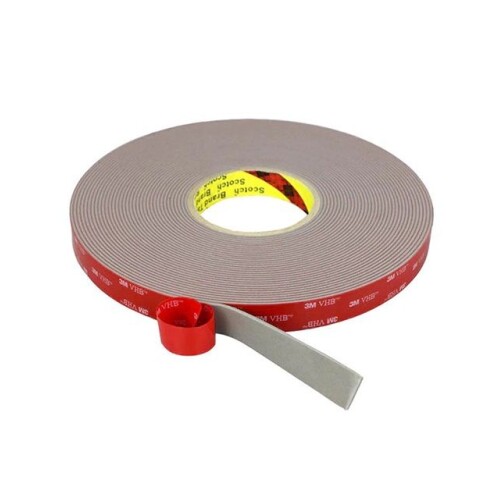 CINTA DOBLE FAZ VHB4991 GRIS 12MM X 33M - 3M CINTA DOBLE FAZ VHB4991 GRIS 12MM X 33M - 3M