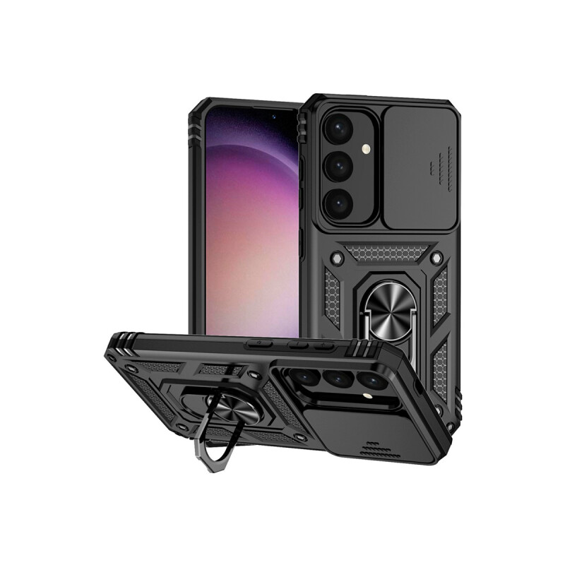 Protector para Samsung Galaxy S25 Plus cubre cámara anillo negro Protector Para Samsung Galaxy S25 Plus Cubre Cámara Anillo Negro