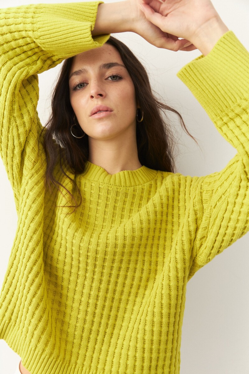 SWEATER SARA Verde Manzana