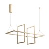 COLGANTE LED MIRIAN 50W 3000K 80X30CM DORADO COLGANTE LED MIRIAN 50W 3000K 80X30CM DORADO
