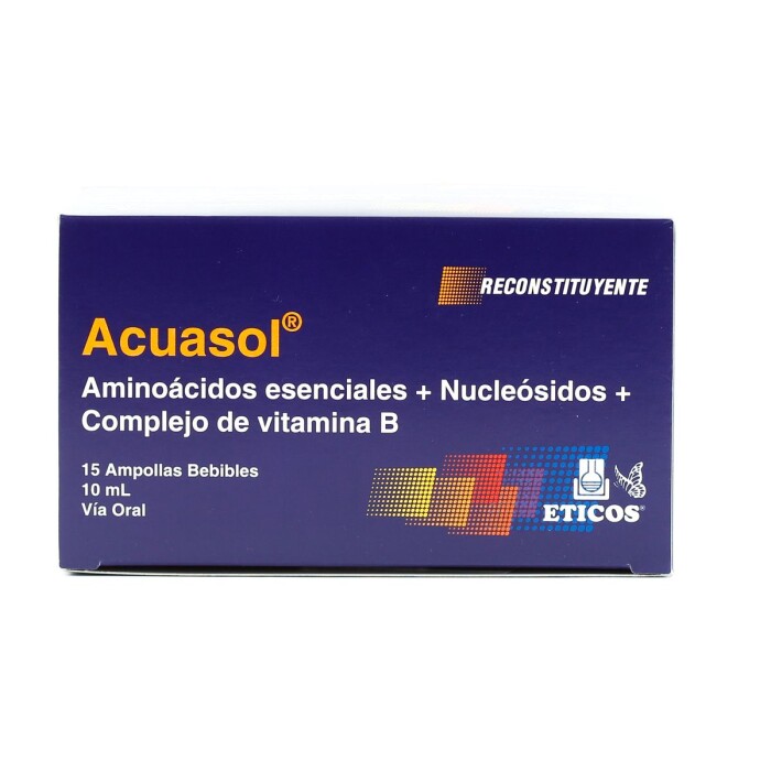 ACUASOL BEB. CJ X 15 AMPOLLAS única