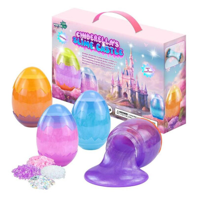 Slime Kit de 4 huevos Cindirella Slime Kit de 4 huevos Cindirella