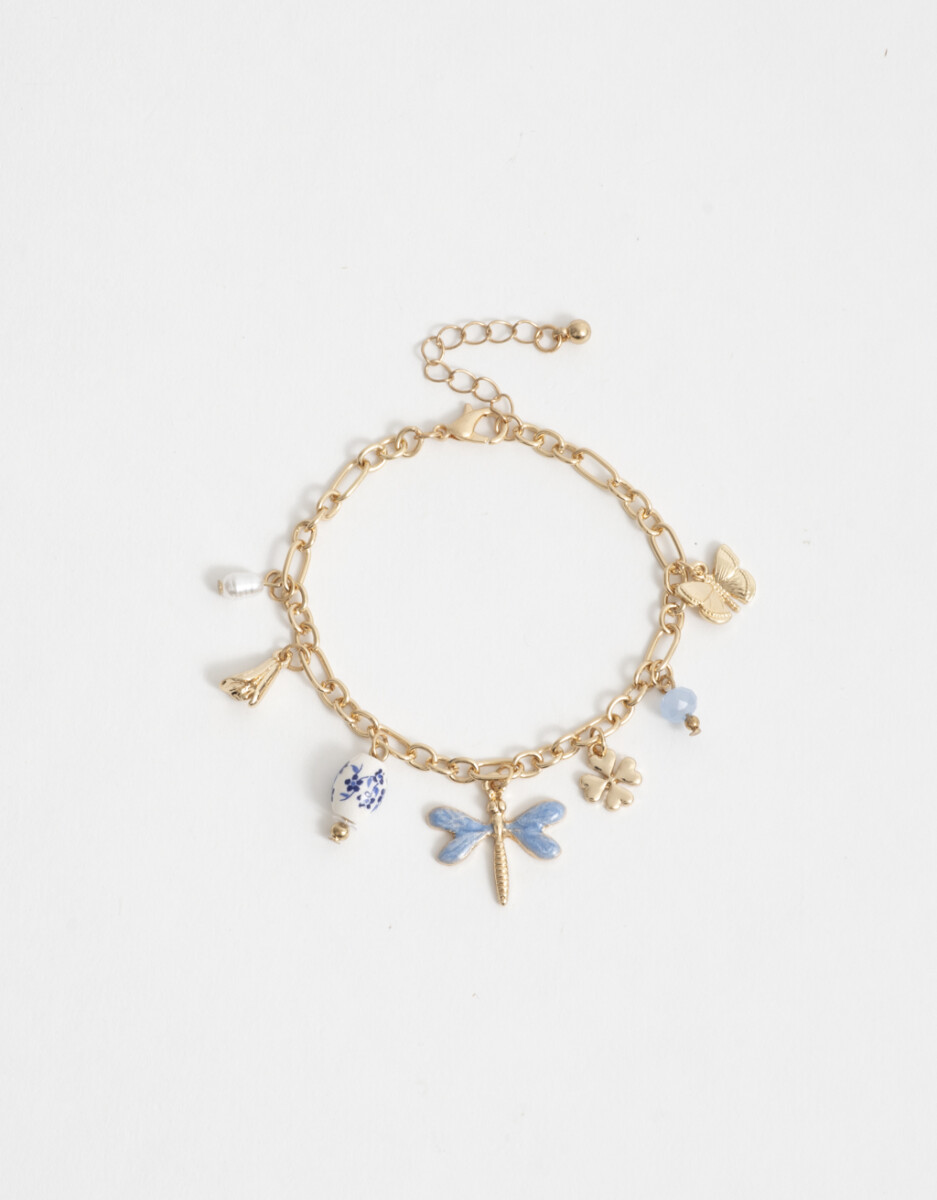 Pulsera Flexible Multi Dije 