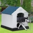 Casa Casilla Mascota Cucha Perro Grande Térmica Con Reja Casa Casilla Mascota Cucha Perro Grande Térmica Con Reja