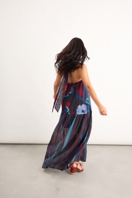 Vestido Halo Azul