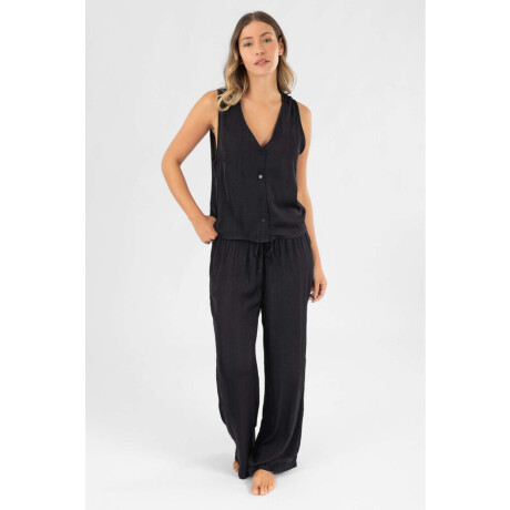 Vest pijama Negro