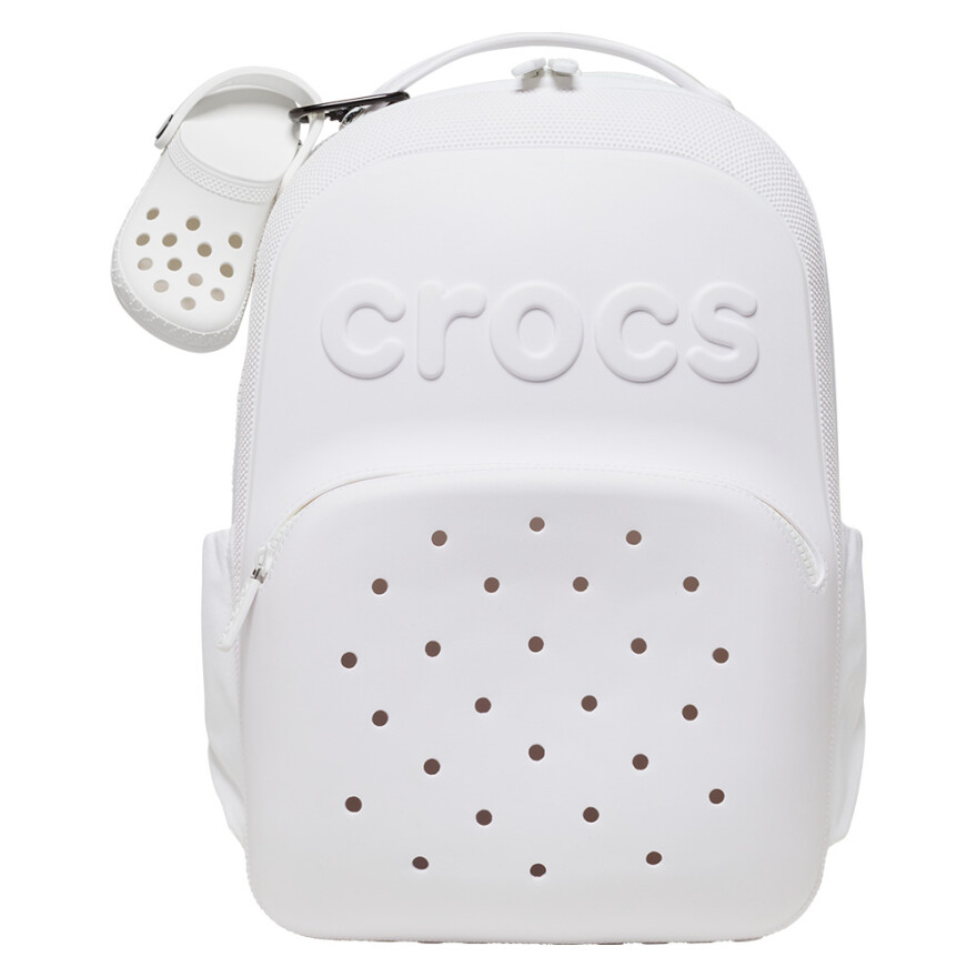 Cartuchera Classic Clog Pouch Bag Charm Unisex White