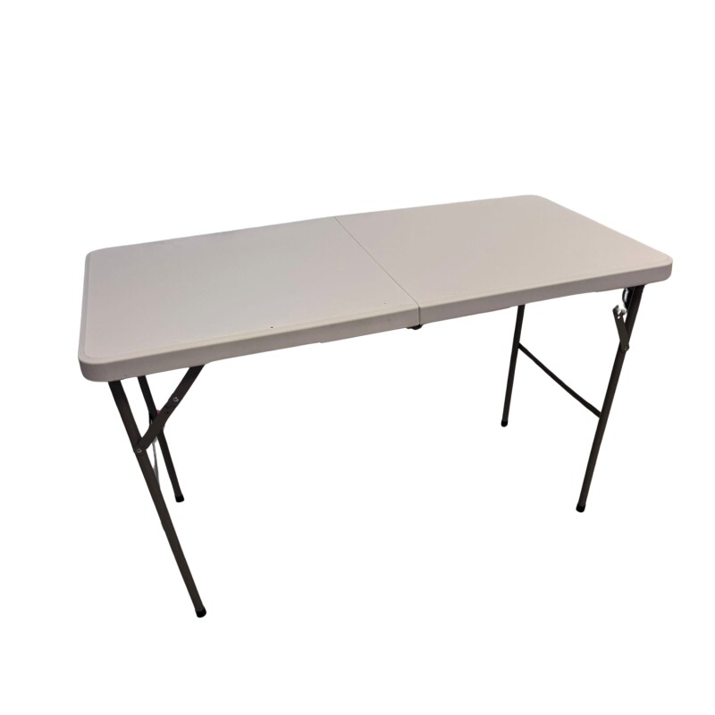 Mesa plegable 1.2m Portátil Eventos Jardín Exterior Mesa plegable 1.2m Portátil Eventos Jardín Exterior