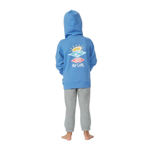 Canguro Rip Curl Icons Of Shred Hood -Boy - Celeste Canguro Rip Curl Icons Of Shred Hood -Boy - Celeste