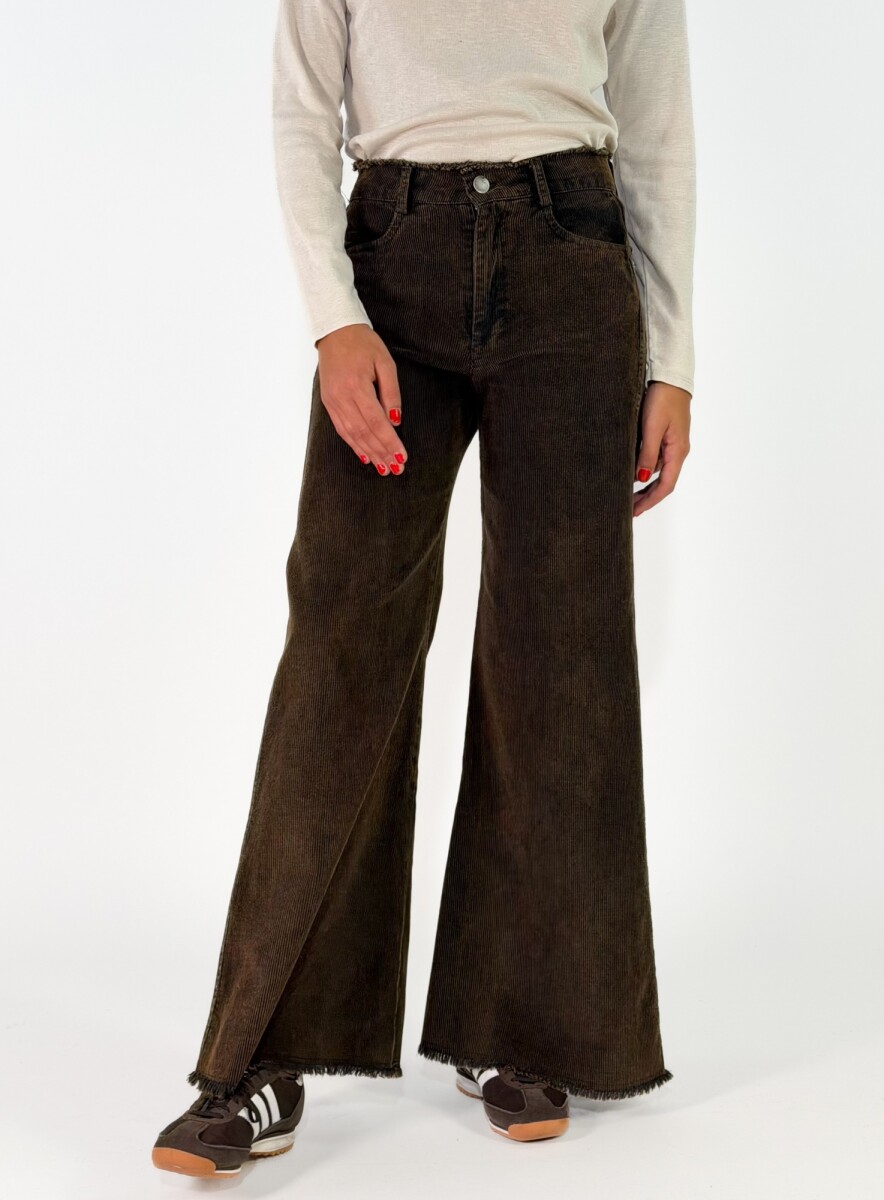 PANTALON PANA LENNON - CHOCOLATE ANTIK 