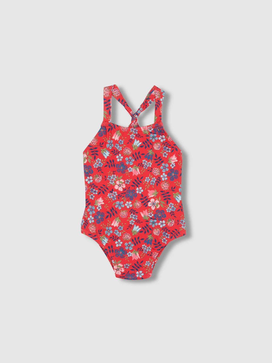 Traje De Baño Liberty Fresa Brillante