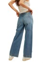 BENJI RELAXED WIDE LEG Azul
