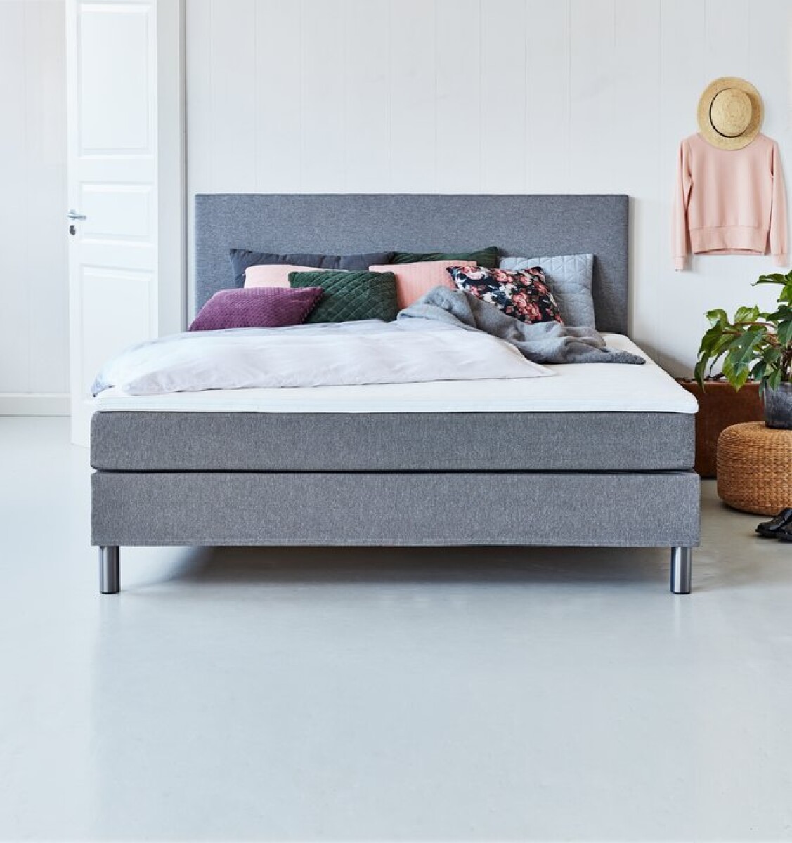 Cama cont Queen 160x200 BASIC C5 Dreamz gr-22 