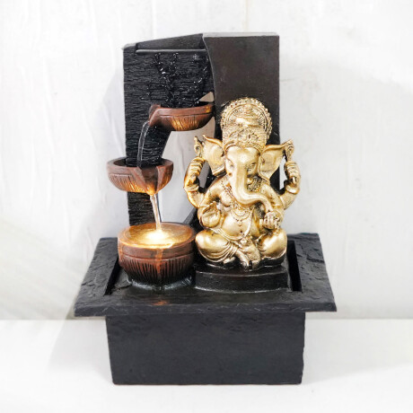 Fuente De Agua Ganesha Dorada 3 Caídas Fuente De Agua Ganesha Dorada 3 Caídas