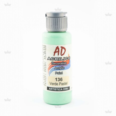 ACRILICO DECORATIVO VERDE PASTEL 60 ML N/A