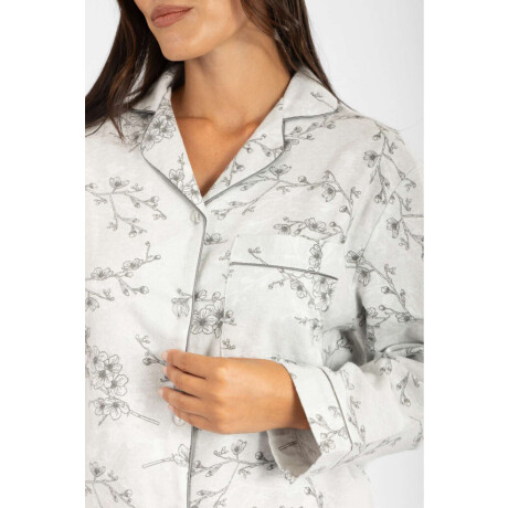 Pijama franela Plata