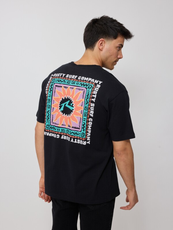 T-SHIRT ILKIAN RUSTY Negro