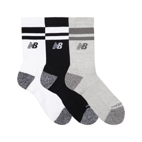 Medias New Balance Unisex - Striped Crew Socks - LAS35210AS PRINT/PATTERN/MISC