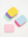 Set Esponjas Maquillaje Rectangular, X6 Un. Color Unico