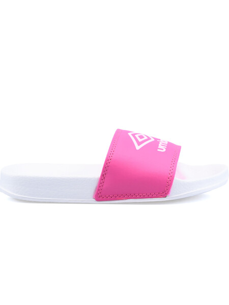Ojotas Locker Room Umbro Junior Fucsia, Blanco
