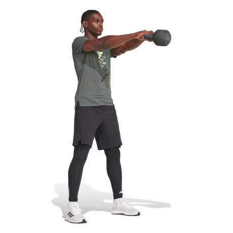 Pantalón Largo Techfit Compression Training Long Tights de Hombre Negro