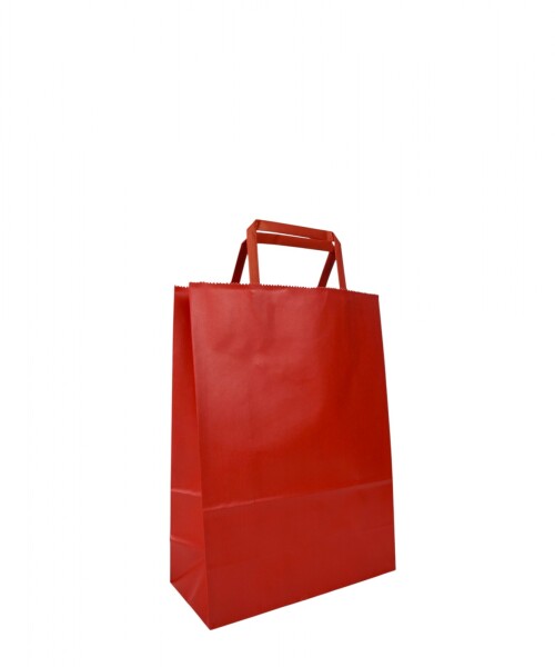 Bolsa lisa acuario 22x10x30 cm ROJO