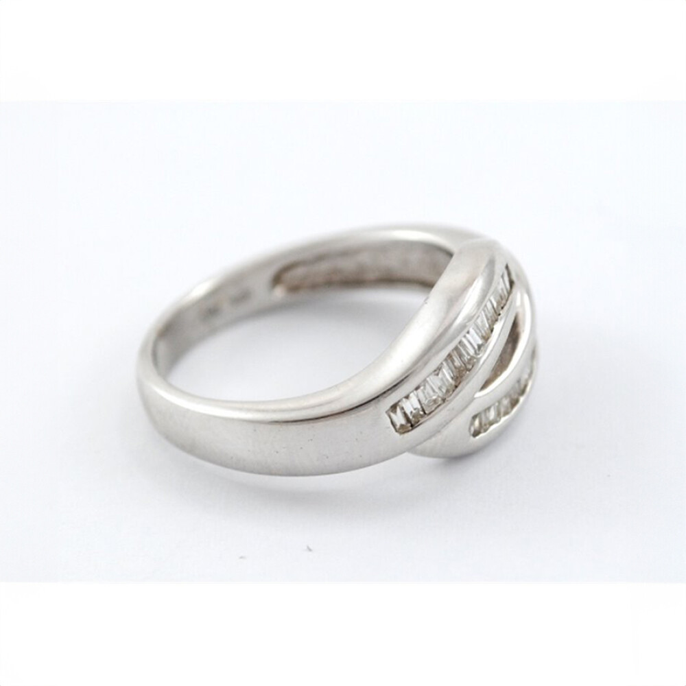 Anillo Oro Blanco 18K Con Brillantes Anillo Oro Blanco 18K Con Brillantes
