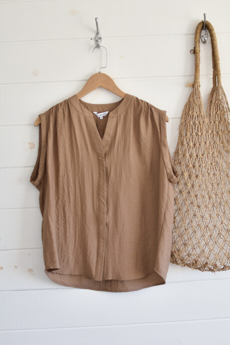 Blusa Bernabe Marrón tostado
