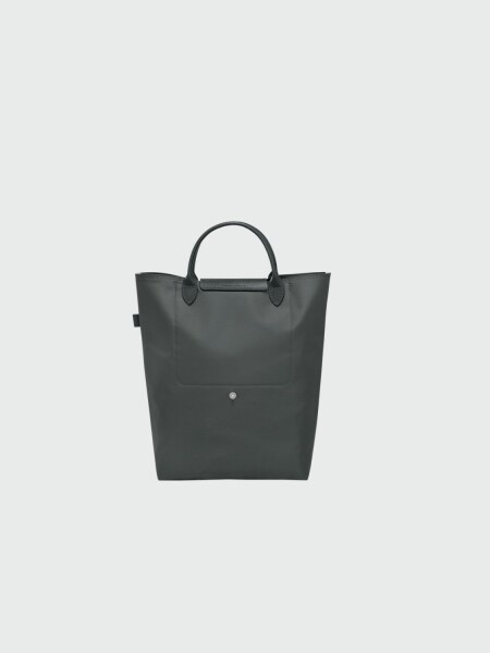 Longchamp - Cartera Tote plegable, de nylon y asa corta, Le pliage M Gris