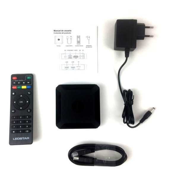 Tv Box Ledstar 2/16gb Lat-flash + Mini Teclado Inalámbrico PK TV BOX GRAVITY X6 2/16 + REGALO