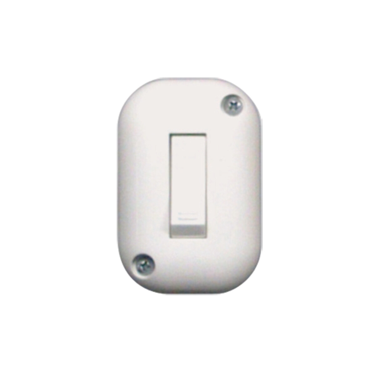 Int. unipolar ext. c/caja 10A - Visione blanco - ELE01432 