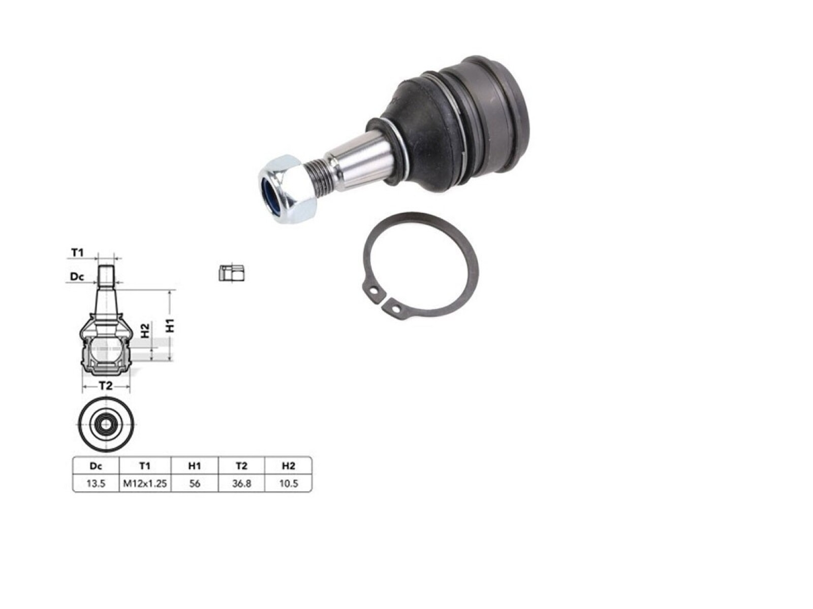 Rotula Toyota Yaris 1.3/1.5 Peugeot 107/108- CI-F0 Geely-Jac 