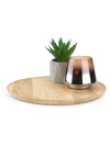 Bandeja decorativa GERNER Ø30cm madera Bandeja decorativa GERNER Ø30cm madera
